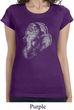 Ladies Yoga Shirt Ganesha Profile Longer Length Tee T-Shirt