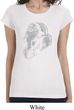 Ladies Yoga Shirt Ganesha Profile Longer Length Tee T-Shirt