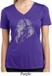 Ladies Yoga Shirt Ganesha Profile Moisture Wicking V-neck Tee T-Shirt