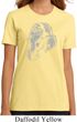 Ladies Yoga Shirt Ganesha Profile Organic Tee T-Shirt