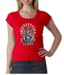 Ladies Yoga Shirt Ganesha Scoop Neck Tee T-shirt