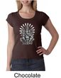 Ladies Yoga Shirt Ganesha Scoop Neck Tee T-shirt