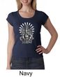 Ladies Yoga Shirt Ganesha Scoop Neck Tee T-shirt