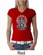 Ladies Yoga Shirt Ganesha V-Neck Tee T-shirt