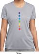 Ladies Yoga Shirt Glowing Chakras Moisture Wicking Tee T-Shirt