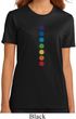 Ladies Yoga Shirt Glowing Chakras Organic Tee T-Shirt