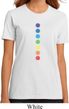 Ladies Yoga Shirt Glowing Chakras Organic Tee T-Shirt
