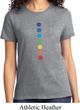 Ladies Yoga Shirt Glowing Chakras Tee T-Shirt