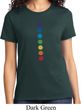 Ladies Yoga Shirt Glowing Chakras Tee T-Shirt
