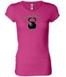Ladies Shirt Grab This Kettle Bell Longer Length Tee T-Shirt