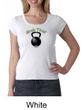 Ladies Shirt Grab This Kettle Bell Scoop Neck Tee T-Shirt