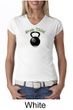Ladies Shirt Grab This Kettle Bell V-neck Tee T-Shirt