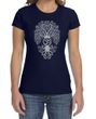 Ladies Yoga Shirt Grey Bodhi Tree Crewneck Tee T-Shirt