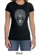 Ladies Yoga Shirt Grey Bodhi Tree Crewneck Tee T-Shirt
