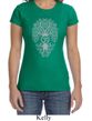 Ladies Yoga Shirt Grey Bodhi Tree Crewneck Tee T-Shirt