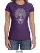 Ladies Yoga Shirt Grey Bodhi Tree Crewneck Tee T-Shirt
