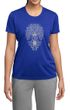 Ladies Yoga Shirt Grey Bodhi Tree Moisture Wicking Tee T-Shirt