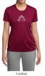 Ladies Yoga Shirt Grey Namaste Lotus Moisture Wicking Tee T-Shirt