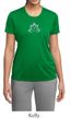 Ladies Yoga Shirt Grey Namaste Lotus Moisture Wicking Tee T-Shirt