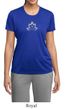 Ladies Yoga Shirt Grey Namaste Lotus Moisture Wicking Tee T-Shirt