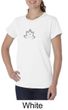 Ladies Yoga Shirt Grey Namaste Lotus Organic Tee T-Shirt
