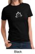 Ladies Yoga Shirt Grey Namaste Lotus Tee T-Shirt