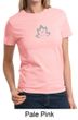 Ladies Yoga Shirt Grey Namaste Lotus Tee T-Shirt