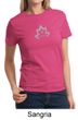 Ladies Yoga Shirt Grey Namaste Lotus Tee T-Shirt
