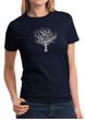 Ladies Yoga Shirt Grey Tree of Life Tee T-shirt