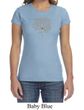 Ladies Yoga Shirt Grey Tree Pose Crewneck Tee T-Shirt