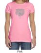 Ladies Yoga Shirt Grey Tree Pose Crewneck Tee T-Shirt