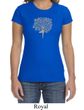 Ladies Yoga Shirt Grey Tree Pose Crewneck Tee T-Shirt