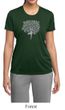 Ladies Yoga Shirt Grey Tree Pose Moisture Wicking Tee T-Shirt
