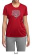 Ladies Yoga Shirt Grey Tree Pose Moisture Wicking Tee T-Shirt