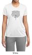 Ladies Yoga Shirt Grey Tree Pose Moisture Wicking Tee T-Shirt