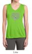 Ladies Yoga Shirt Grey Tree Pose Sleeveless Moisture Wicking Tee