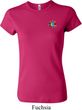 Ladies Yoga Shirt Hippie Sun Patch Pocket Print Crewneck Tee T-Shirt