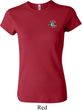 Ladies Yoga Shirt Hippie Sun Patch Pocket Print Crewneck Tee T-Shirt