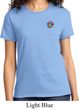 Ladies Yoga Shirt Hippie Sun Patch Pocket Print Tee T-Shirt