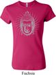 Ladies Yoga Shirt Iconic Buddha Crewneck Tee T-Shirt