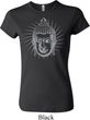 Ladies Yoga Shirt Iconic Buddha Crewneck Tee T-Shirt