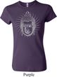 Ladies Yoga Shirt Iconic Buddha Crewneck Tee T-Shirt