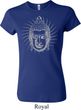Ladies Yoga Shirt Iconic Buddha Crewneck Tee T-Shirt