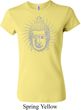 Ladies Yoga Shirt Iconic Buddha Crewneck Tee T-Shirt