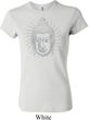 Ladies Yoga Shirt Iconic Buddha Crewneck Tee T-Shirt