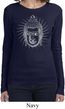 Ladies Yoga Shirt Iconic Buddha Long Sleeve Tee T-Shirt