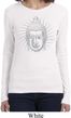 Ladies Yoga Shirt Iconic Buddha Long Sleeve Tee T-Shirt