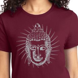 Ladies Yoga Shirt Iconic Buddha Tee T-Shirt