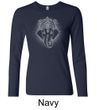 Ladies Yoga Shirt Iconic Ganesha Long Sleeve Tee T-Shirt