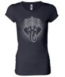 Ladies Yoga Shirt Iconic Ganesha Longer Length Tee T-Shirt